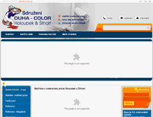 Tablet Screenshot of duha-color.cz